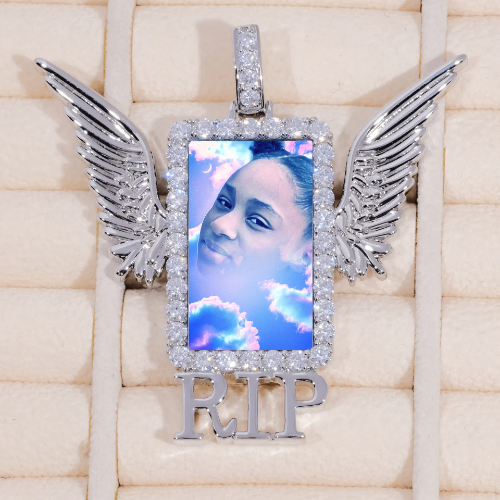 RIP WING 3D CUSTOM PICTURE PENDANT
