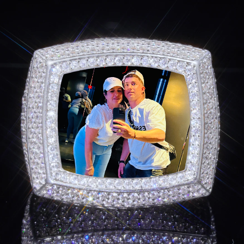 3D CUSTOM PICTURE ICED RING