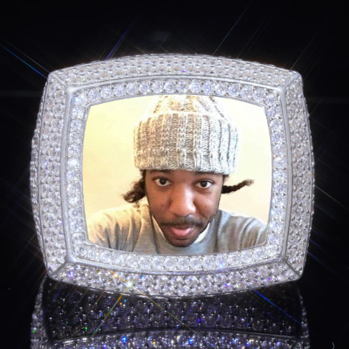 3D CUSTOM PICTURE ICED RING