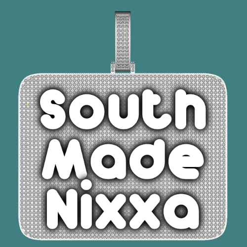 CUSTOM LETTER NECKLACE 3D BIG SQUARE