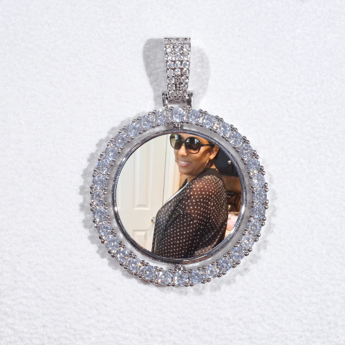 3D Spinning 2-Faced Custom Picture Pendant