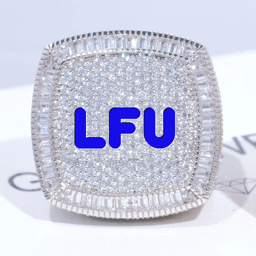 CUSTOM LETTER 3D ICED RING