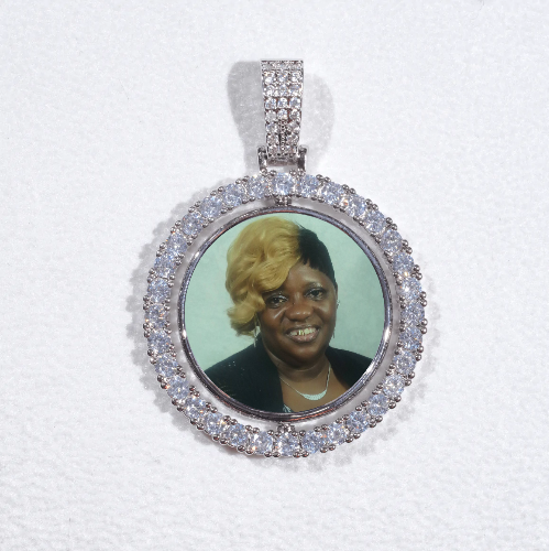 3D Spinning 2-Faced Custom Picture Pendant
