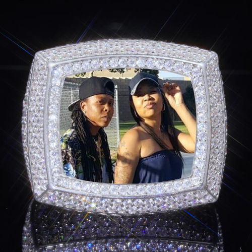 3D CUSTOM PICTURE ICED RING