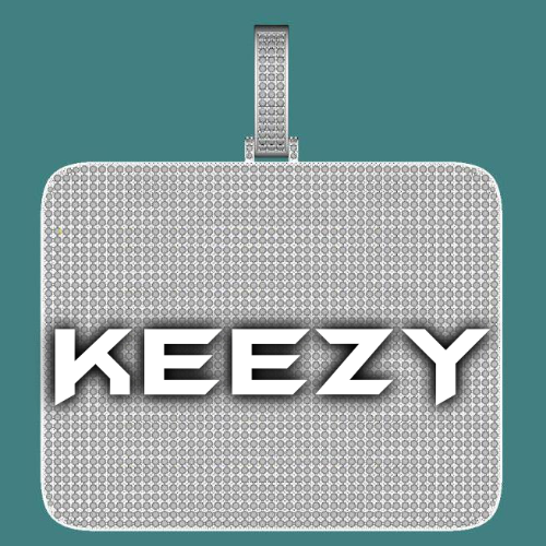 CUSTOM LETTER NECKLACE 3D BIG SQUARE