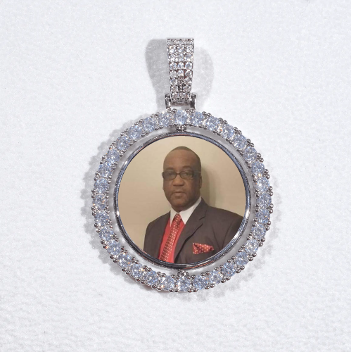 3D Spinning 2-Faced Custom Picture Pendant