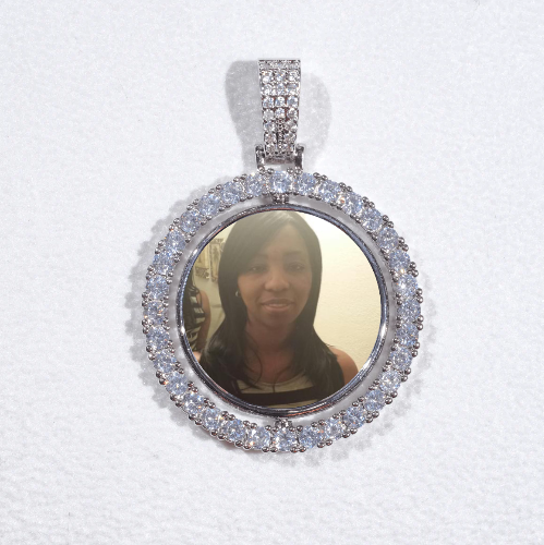 3D Spinning 2-Faced Custom Picture Pendant