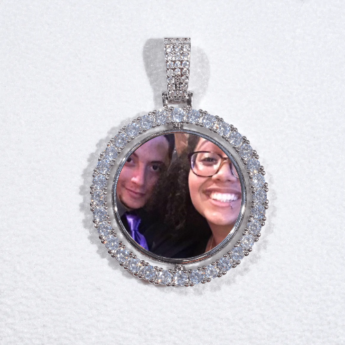 3D Spinning 2-Faced Custom Picture Pendant