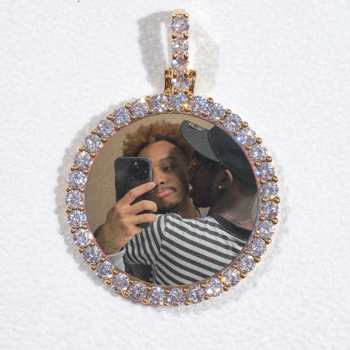 3D CIRCLE CUSTOM PICTURE PENDANT SMALL SIZE