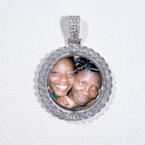 3D Spinning 2-Faced Custom Picture Pendant