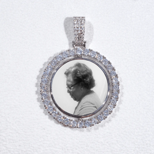 3D Spinning 2-Faced Custom Picture Pendant