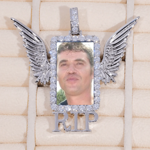 RIP WING 3D CUSTOM PICTURE PENDANT