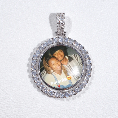 3D Spinning 2-Faced Custom Picture Pendant