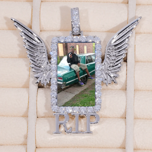RIP WING 3D CUSTOM PICTURE PENDANT