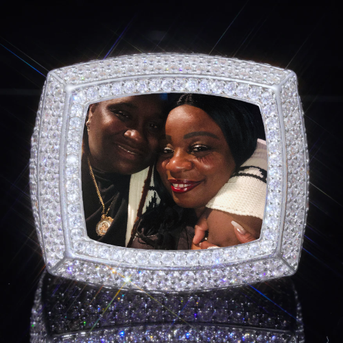 3D CUSTOM PICTURE ICED RING