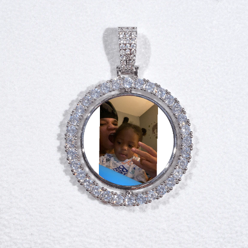 3D Spinning 2-Faced Custom Picture Pendant