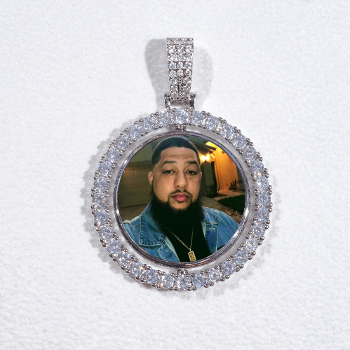 3D Spinning 2-Faced Custom Picture Pendant
