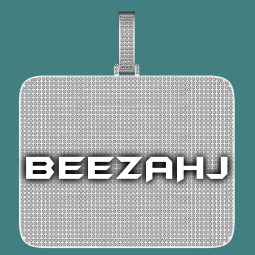 CUSTOM LETTER NECKLACE 3D BIG SQUARE