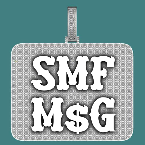 CUSTOM LETTER NECKLACE 3D BIG SQUARE