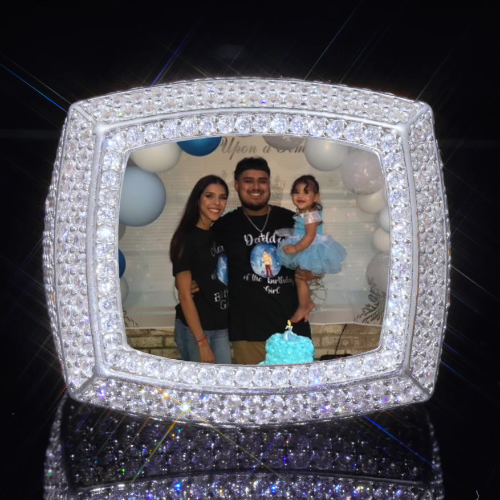 3D CUSTOM PICTURE ICED RING