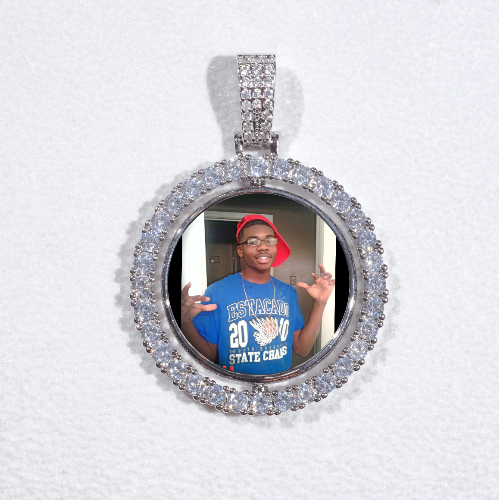 3D Spinning 2-Faced Custom Picture Pendant