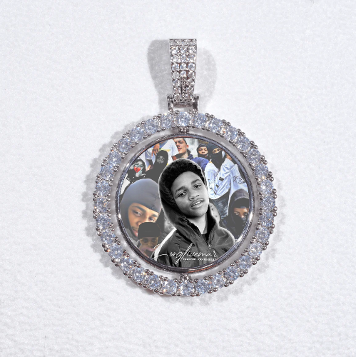 3D Spinning 2-Faced Custom Picture Pendant