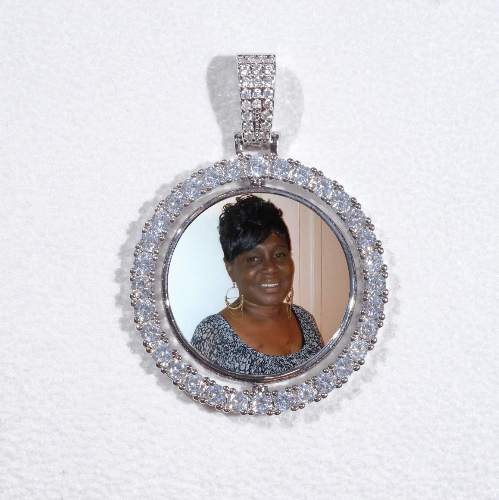 3D Spinning 2-Faced Custom Picture Pendant