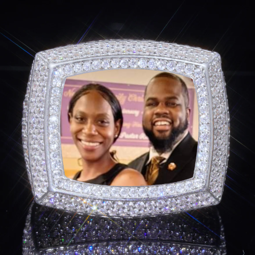 3D CUSTOM PICTURE ICED RING