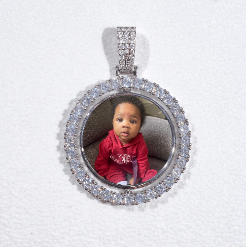 3D Spinning 2-Faced Custom Picture Pendant