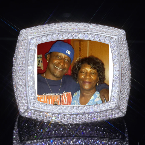 3D CUSTOM PICTURE ICED RING