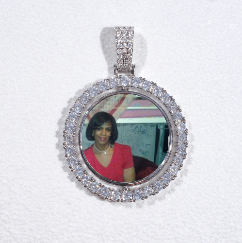 3D Spinning 2-Faced Custom Picture Pendant