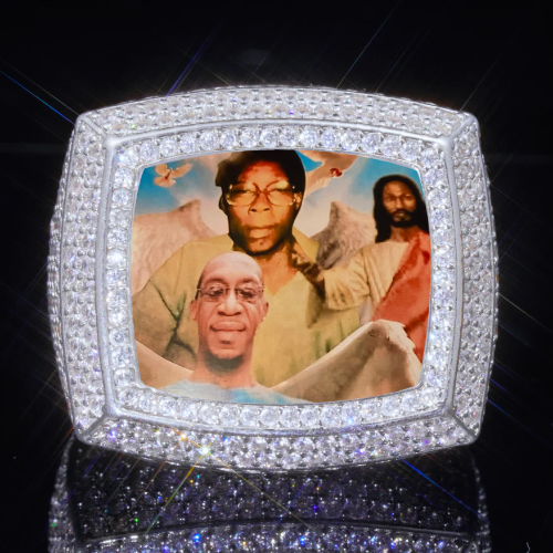 3D CUSTOM PICTURE ICED RING
