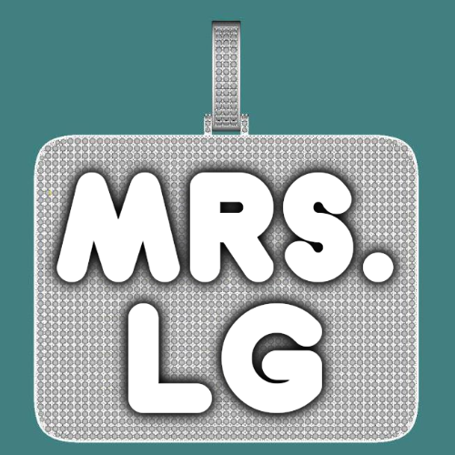 CUSTOM LETTER NECKLACE 3D BIG SQUARE