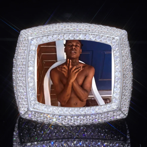 3D CUSTOM PICTURE ICED RING