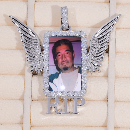RIP WING 3D CUSTOM PICTURE PENDANT