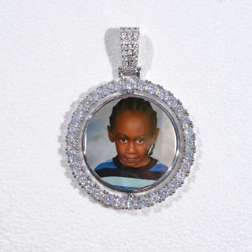 3D Spinning 2-Faced Custom Picture Pendant