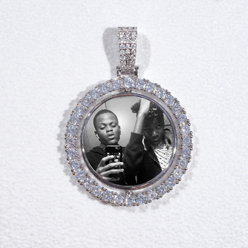 3D Spinning 2-Faced Custom Picture Pendant