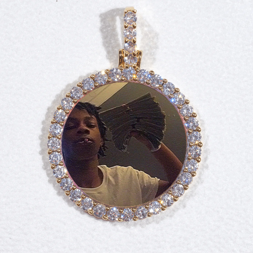 3D CIRCLE CUSTOM PICTURE PENDANT SMALL SIZE