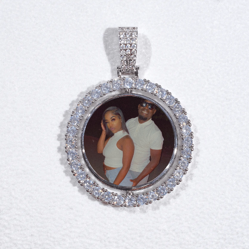 3D Spinning 2-Faced Custom Picture Pendant