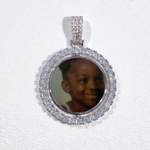 3D Spinning 2-Faced Custom Picture Pendant