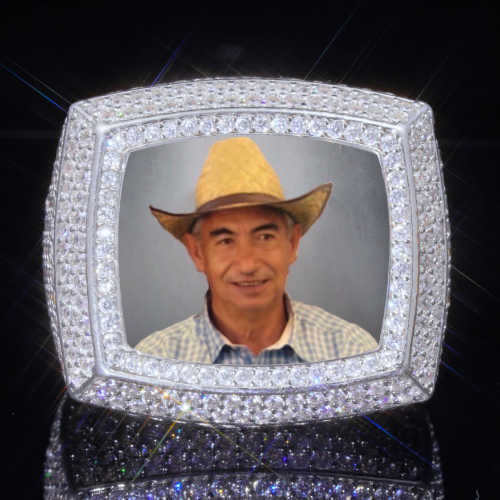 3D CUSTOM PICTURE ICED RING