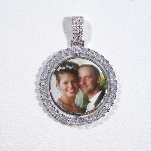 3D Spinning 2-Faced Custom Picture Pendant