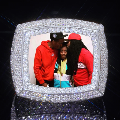 3D CUSTOM PICTURE ICED RING