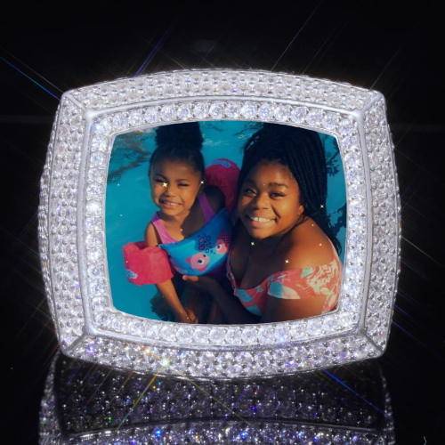 3D CUSTOM PICTURE ICED RING