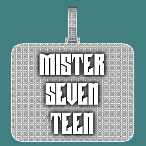 CUSTOM LETTER NECKLACE 3D BIG SQUARE