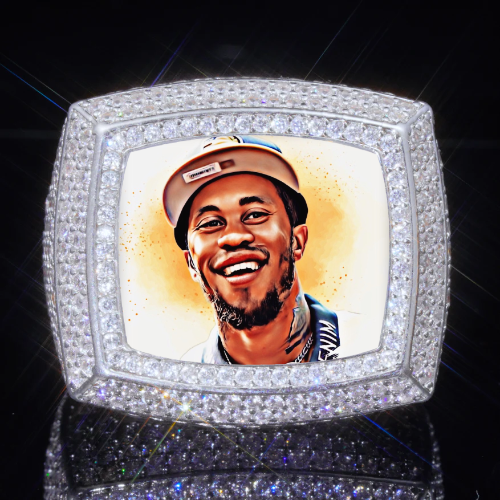 3D CUSTOM PICTURE ICED RING