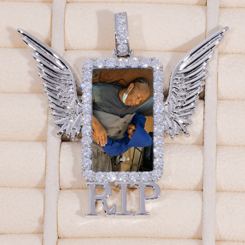 RIP WING 3D CUSTOM PICTURE PENDANT