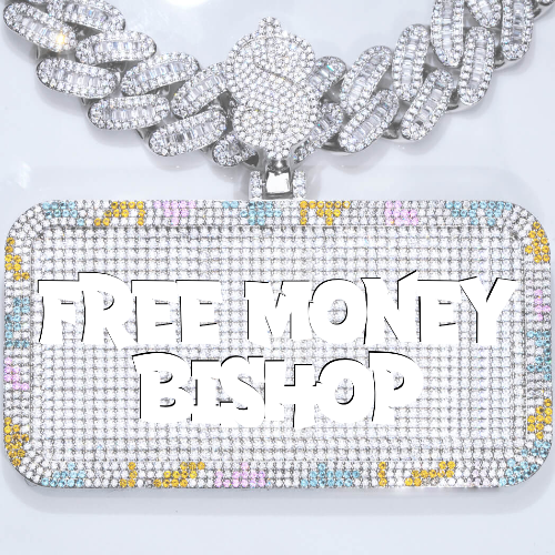 CUSTOM LETTER NECKLACE 3D COLORFUL SQUARE
