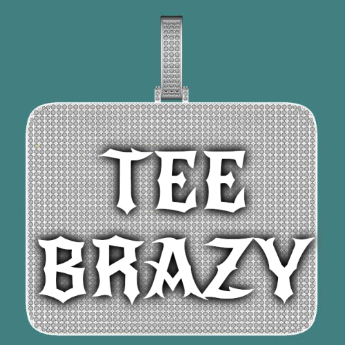 CUSTOM LETTER NECKLACE 3D BIG SQUARE