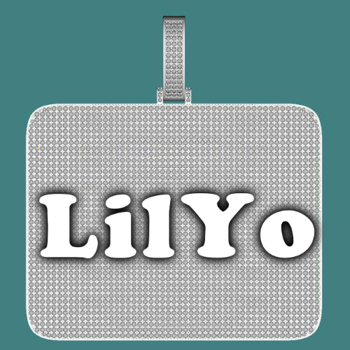 CUSTOM LETTER NECKLACE 3D BIG SQUARE